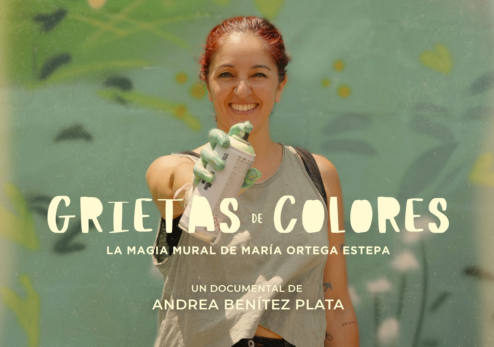 Documental Grietas de colores. La magia mural de María Ortega Estepa. Documental de Andrea Benítez Plata