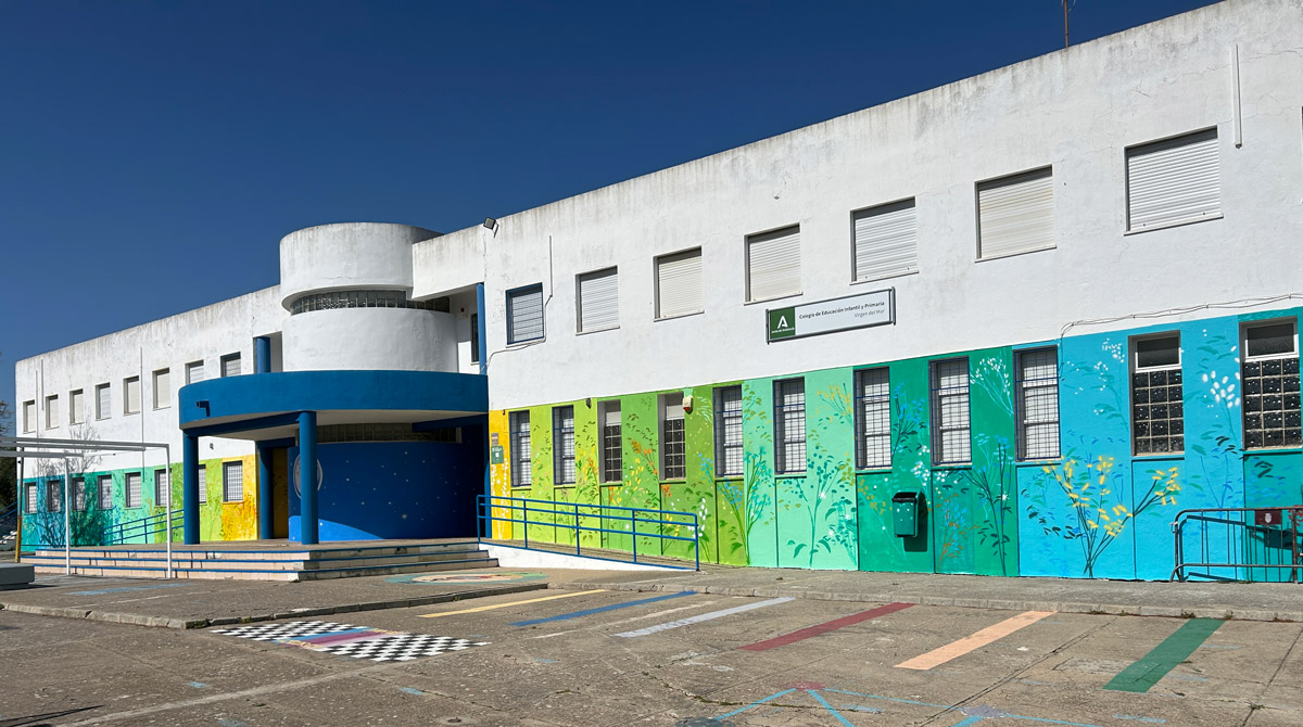 María Ortega Estepa. Mural CEIP Virgen del Mar. El Portal (Jerez de la Frontera - Cádiz)