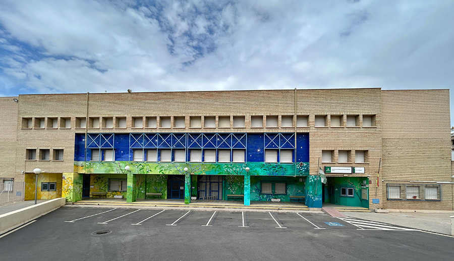 María Ortega Estepa. Mural IES Albaida. Almería