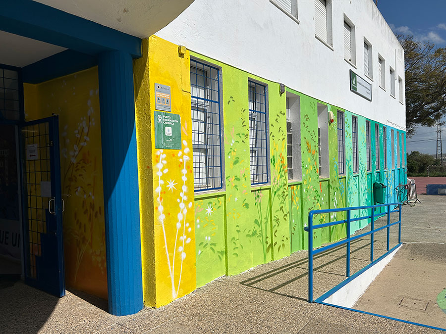 María Ortega Estepa. Mural CEIP Virgen del Mar. El Portal (Jerez de la Frontera - Cádiz)