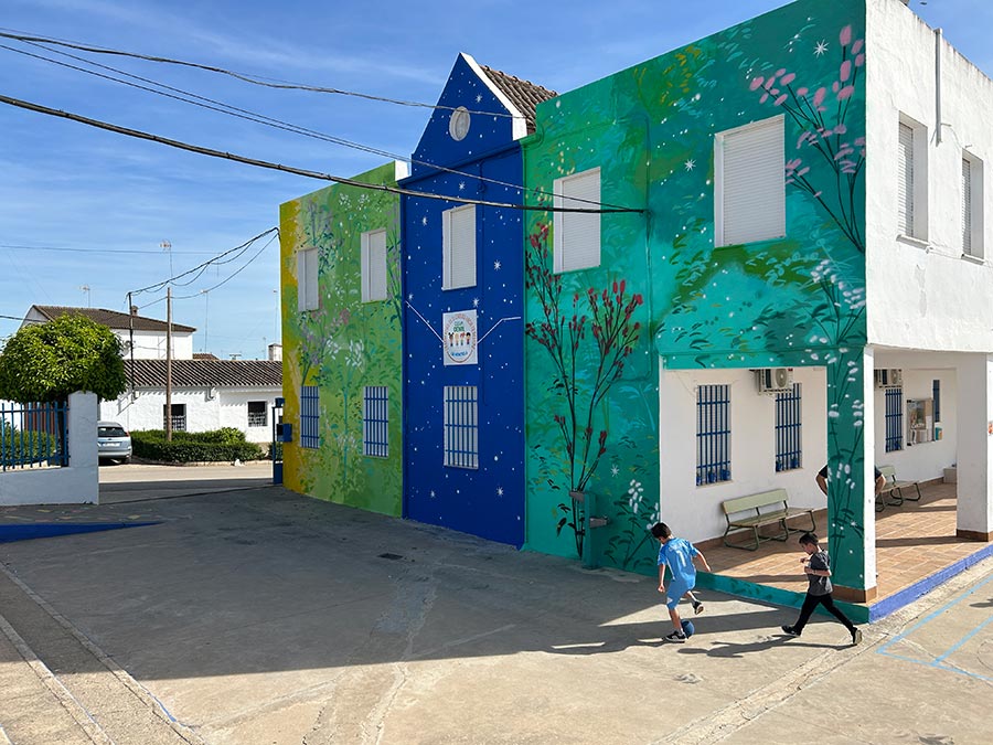 María Ortega Estepa. Mural CEIP Genil. La Montiela (Córdoba)