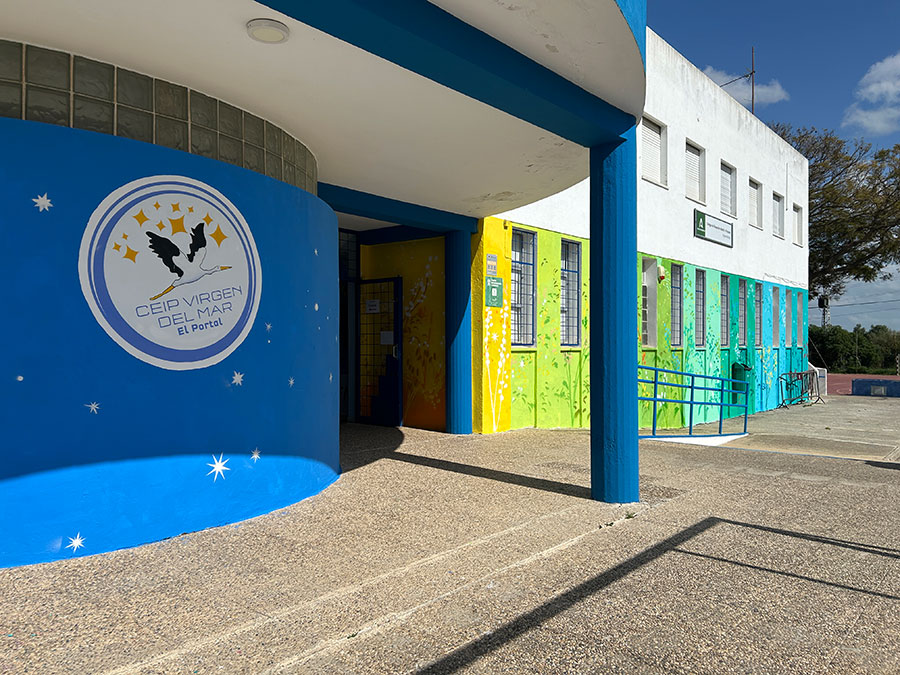 María Ortega Estepa. Mural CEIP Virgen del Mar. El Portal (Jerez de la Frontera - Cádiz)