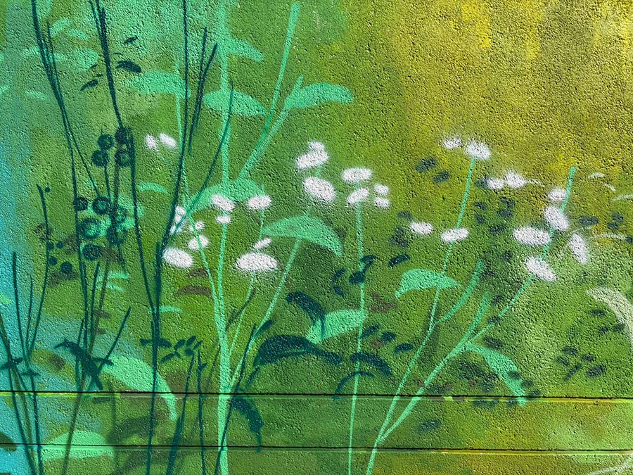 María Ortega Estepa. Mural IES La Atalaya. Conil (Cádiz)
