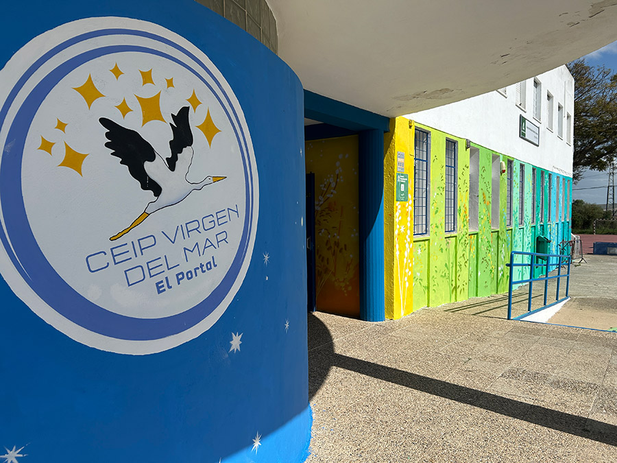 María Ortega Estepa. Mural CEIP Virgen del Mar. El Portal (Jerez de la Frontera - Cádiz)