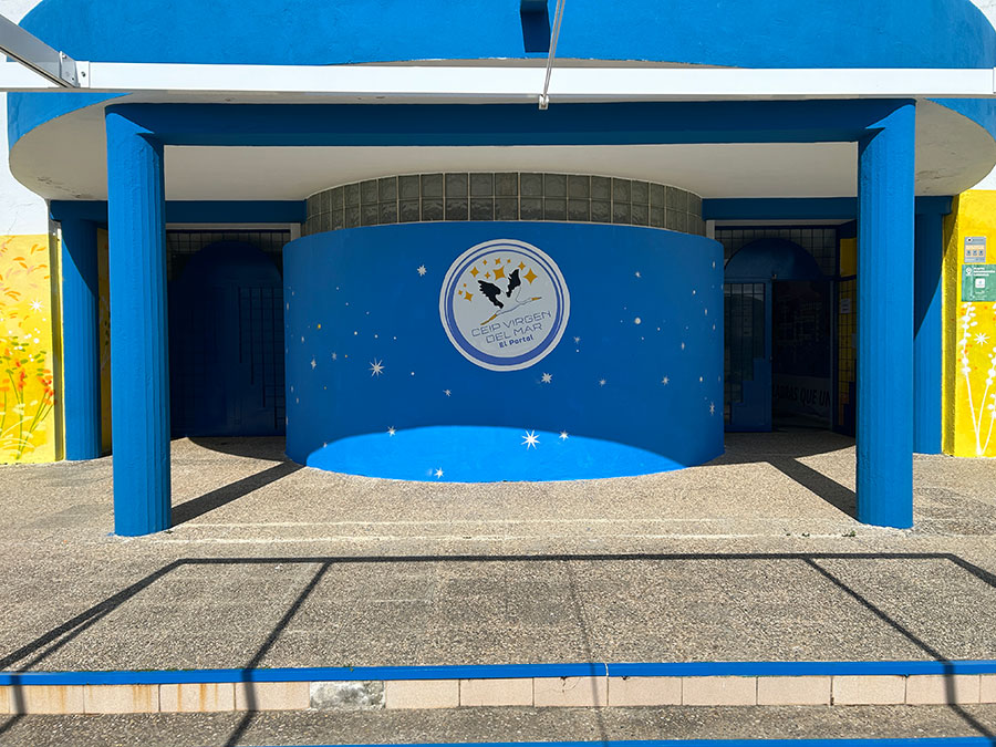 María Ortega Estepa. Mural CEIP Virgen del Mar. El Portal (Jerez de la Frontera - Cádiz)